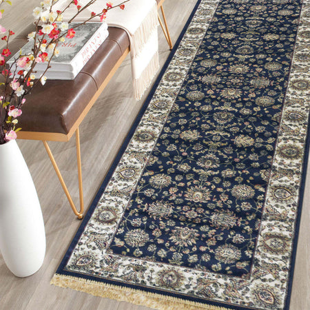 Passatoia corsia tappeto lungo corridoio ingresso salotto AZHAR BLU Casa e cucina/Tessili per la casa/Tappeti e tappetini/Tappeti Runner Smartdecohome - Sesto San Giovanni, Commerciovirtuoso.it