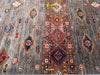 Passatoia-Khorgin-Shabargan-Moderna-Originale-Extra-Fine-246x77---Multicolore-Brillante-Grigio