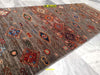 Passatoia-Khorgin-Shabargan-Moderna-Originale-Extra-Fine-246x77---Multicolore-Brillante-Grigio