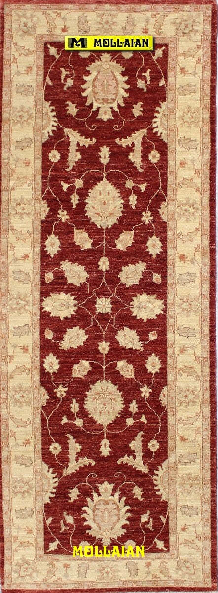 Passatoia-Sultanabad-Gold-236x84cm-Tappeto-Runner-Oro-Rosso-Disegno-Floreale