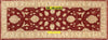 Passatoia-Sultanabad-Gold-236x84cm-Tappeto-Runner-Oro-Rosso-Disegno-Floreale