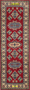 Passatoia Uzbek Kazak 189x61cm Tappeto Runner Arancione Beige Afghanistan Disegni Geometrici Caucasici Casa e cucina/Tessili per la casa/Tappeti e tappetini/Tappeti Runner Mollaian Tappeti - Lecce, Commerciovirtuoso.it