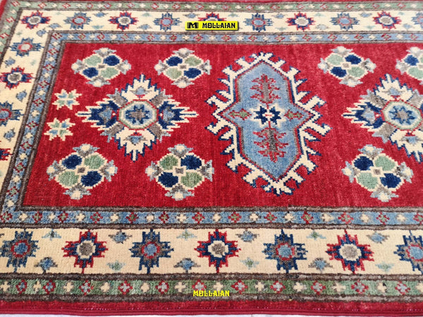 Passatoia Uzbek Kazak 189x61cm Tappeto Runner Arancione Beige Afghanistan Disegni Geometrici Caucasici Casa e cucina/Tessili per la casa/Tappeti e tappetini/Tappeti Runner Mollaian Tappeti - Lecce, Commerciovirtuoso.it