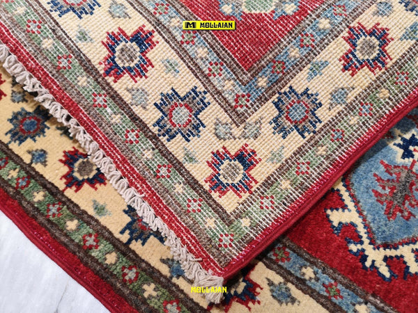 Passatoia Uzbek Kazak 189x61cm Tappeto Runner Arancione Beige Afghanistan Disegni Geometrici Caucasici Casa e cucina/Tessili per la casa/Tappeti e tappetini/Tappeti Runner Mollaian Tappeti - Lecce, Commerciovirtuoso.it