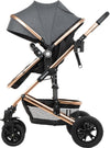Passeggino 3 in 1 Amaia Nero (Grigio Scuro) Prima infanzia/Passeggini carrozzine e accessori/Passeggini e carrozzine/Sistemi modulari La Casa Del Bebè - Napoli, Commerciovirtuoso.it
