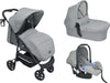 Passeggino 3 in 1 Selina Light Grey Prima infanzia/Passeggini carrozzine e accessori/Passeggini e carrozzine/Sistemi modulari La Casa Del Bebè - Napoli, Commerciovirtuoso.it