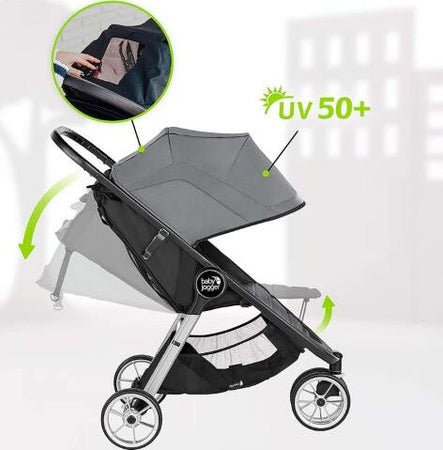Passeggino Baby Jogger City Mini2 3 Ruote-Slate Prima infanzia/Passeggini carrozzine e accessori/Passeggini e carrozzine/Passeggini da Jogging La Casa Del Bebè - Napoli, Commerciovirtuoso.it