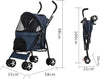 Passeggino Cani Viaggi Carrozzina Pieghevole Parapioggia Auto Portatile 4 Ruote Prodotti per animali > Prodotti per Cani > Trasportini Trade Shop italia - Napoli, Commerciovirtuoso.it