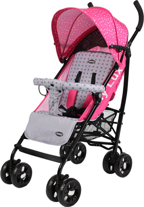 Passeggino Fly Lux Nunu' con Borsa Grigio e Rosa Stelle Prima infanzia/Passeggini carrozzine e accessori/Passeggini e carrozzine/Passeggini compatti La Casa Del Bebè - Napoli, Commerciovirtuoso.it