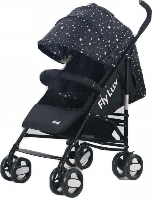 Passeggino Fly Lux Nunu' con Borsa Nero con Stelle Prima infanzia/Passeggini carrozzine e accessori/Passeggini e carrozzine/Passeggini compatti La Casa Del Bebè - Napoli, Commerciovirtuoso.it