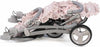 Passeggino-Gemellare-per-Bambole-Pasito-A-Pasito-Lili-Grey/Pink-Flower