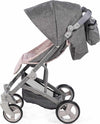 Passeggino-Grande-per-Bambole-Pasito-A-Pasito-Lili-Grey/Pink-Flower