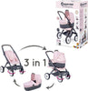 Passeggino-Maxi-Cosi'-Combi-3-in-1-rosa-Smoby