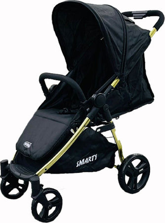 Passeggino Smarty Nunu nero telaio oro Prima infanzia/Passeggini carrozzine e accessori/Passeggini e carrozzine/Passeggini leggeri La Casa Del Bebè - Napoli, Commerciovirtuoso.it
