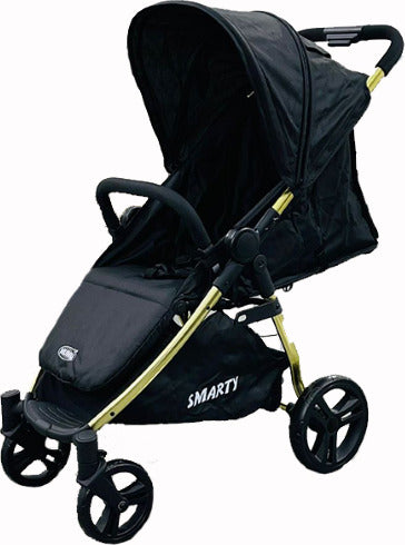 Passeggino Smarty Nunu nero telaio oro Prima infanzia/Passeggini carrozzine e accessori/Passeggini e carrozzine/Passeggini leggeri La Casa Del Bebè - Napoli, Commerciovirtuoso.it