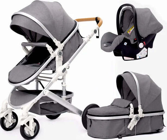Passeggino-trio-baby-carrozzina-3in1-bambini-neonati-ovetto-vari-colori-Magicz
