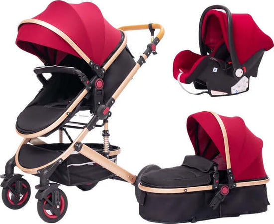 Passeggino-trio-baby-carrozzina-3in1-bambini-neonati-ovetto-vari-colori-Magicz