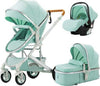 Passeggino-trio-baby-carrozzina-3in1-bambini-neonati-ovetto-vari-colori-Magicz