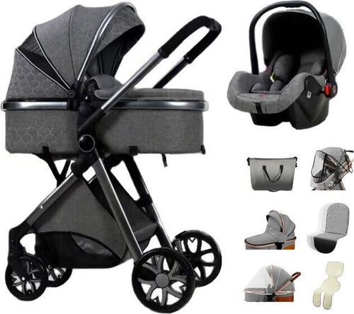 Passeggino-trio-baby-carrozzina-3in1-bambini-neonati-ovetto-vari-colori-Magiz