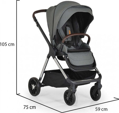 Passeggino Trio Moni Trade Empire-Grigio Chiaro Prima infanzia/Passeggini carrozzine e accessori/Passeggini e carrozzine/Sistemi modulari La Casa Del Bebè - Napoli, Commerciovirtuoso.it