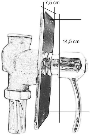 Passo rapido ad incasso con sfiato da 1'