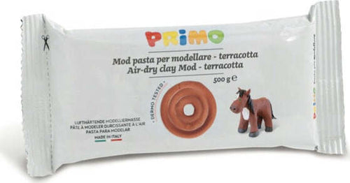 Pasta da modellare - 500gr - terracotta - Primo Giochi e giocattoli/Attività creative/Argilla e pasta modellabile Eurocartuccia - Pavullo, Commerciovirtuoso.it