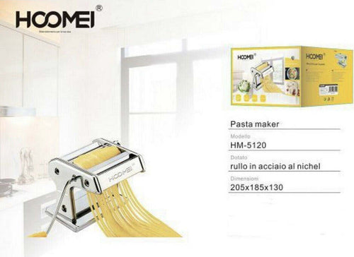 Pasta Maker Macchina Pasta Fresca 9 Posizioni Acciaio Hoomei Hm-5120 Casa Cucina Utensili Cucina Trade Shop italia - Napoli, Commerciovirtuoso.it