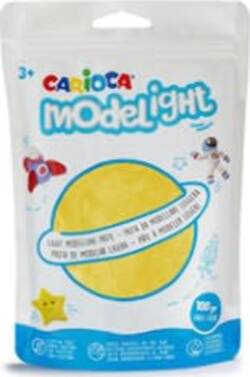 Pasta Model Light - 100 gr - giallo - Carioca Giochi e giocattoli/Attività creative/Accessori per disegnare e colorare/Pittura/Colori a tempera Eurocartuccia - Pavullo, Commerciovirtuoso.it