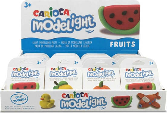 Pasta Model Light - 30 gr - tema frutta - Carioca - expo 16 pezzi Giochi e giocattoli/Attività creative/Accessori per disegnare e colorare/Pittura/Colori a tempera Eurocartuccia - Pavullo, Commerciovirtuoso.it