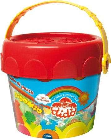 Pasta modellabile DiDo medio - DiDo - secchiello 10 salsicciotti con attrezzi Giochi e giocattoli/Attività creative/Argilla e pasta modellabile Eurocartuccia - Pavullo, Commerciovirtuoso.it