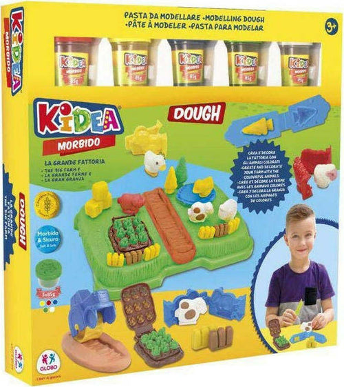 Pasta modellabile Morbido Fattoria 5X85Gr Vasetti con Accessori Il Mondo Pasta da Modellare, Multicolore, KIDEA Globo Giochi e giocattoli/Attività creative/Argilla e pasta modellabile Scontolo.net - Potenza, Commerciovirtuoso.it