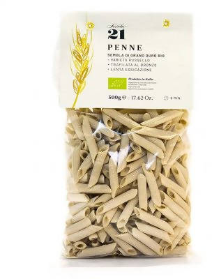 Pasta Siciliana 5x 500 Gr, Parta Artigianale Bio Di Grano Antico Siciliano Tipo Russello FoodBox 5 Pz. 500gr. Cad. Secolo21