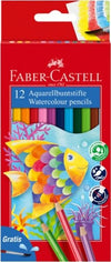 Pastelli acquerellabili - diametro mina 3 30 mm - colori assortiti - Faber-Castell - astuccio 12 pezzi Giochi e giocattoli/Attività creative/Accessori per disegnare e colorare/Pennelli Eurocartuccia - Pavullo, Commerciovirtuoso.it