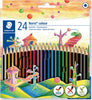 Pastelli colorati Noris Colour - Staedtler - astuccio 24 pezzi Giochi e giocattoli/Attività creative/Accessori per disegnare e colorare/Pennelli Eurocartuccia - Pavullo, Commerciovirtuoso.it