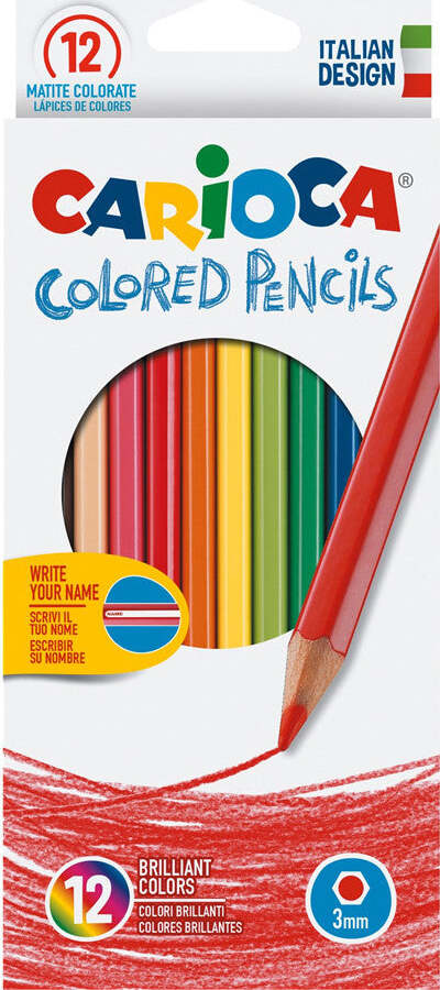 Pastelli-Colored-Pencils-12-pezzi-Carioca