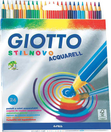 Pastelli-Giotto-Stilnovo-Acquarell-da-24-pezzi