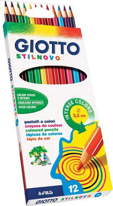 Pastelli-Giotto-Stilnovo-da-12-pezzi