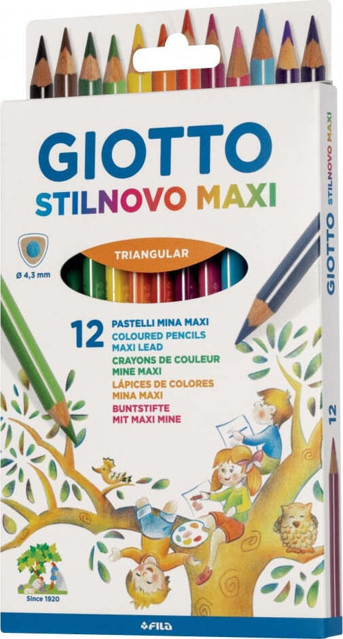 Pastelli-Giotto-Stilnovo-Maxi-12-pezzi