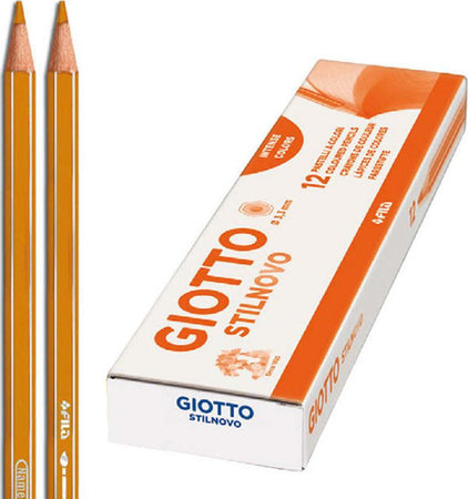 Pastelli-giotto-stilnovo-monocolore-arancione-cf.12