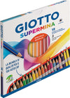 Pastelli-Giotto-Supermina-18-pezzi-+-2-Matite-HB-e-2B