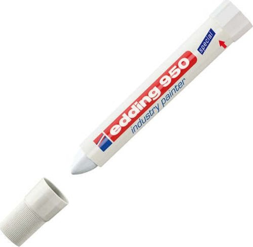 Pastello industriale E-950 - bianco - Edding Cancelleria e prodotti per ufficio/Penne matite scrittura e correzione/Marcatori ed evidenziatori/Pennarelli indelebili e marcatori Eurocartuccia - Pavullo, Commerciovirtuoso.it