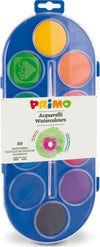 Pastiglie Acquerelli - D 44mm - colori assortiti - Primo - astuccio 10 pastiglie Giochi e giocattoli/Attività creative/Accessori per disegnare e colorare/Pittura/Pittura per le dita Eurocartuccia - Pavullo, Commerciovirtuoso.it