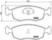 Pastiglie Freno Set D'assale Anteriore Fiat Doblo'/Punto 1999 Tirteck Tkp1112 Tirteck Frendo Mts