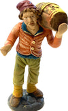 Pastore con botte in spalla statuetta in terracotta artigianale per presepe napoletano da h 10 cm Casa e cucina/Decorazioni per interni/Addobbi e decorazioni per ricorrenze/Decorazioni natalizie/Presepi/Statuine e fondali per il presepe MagiediNatale.it - Altamura, Commerciovirtuoso.it