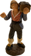 Pastore con carbone statuetta in terracotta artigianale per presepe napoletano da h 7 cm Casa e cucina/Decorazioni per interni/Addobbi e decorazioni per ricorrenze/Decorazioni natalizie/Presepi/Statuine e fondali per il presepe MagiediNatale.it - Altamura, Commerciovirtuoso.it