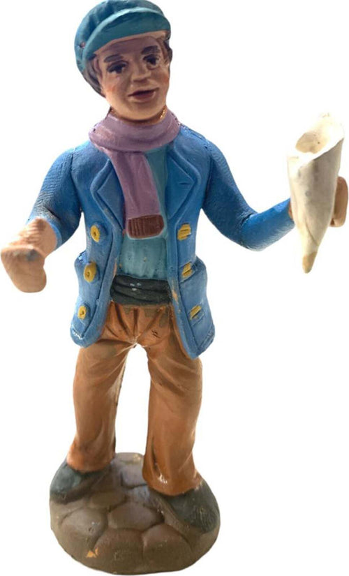 Pastore con cono gelato statuetta in terracotta artigianale per presepe napoletano da h 10 cm Casa e cucina/Decorazioni per interni/Addobbi e decorazioni per ricorrenze/Decorazioni natalizie/Presepi/Statuine e fondali per il presepe MagiediNatale.it - Altamura, Commerciovirtuoso.it