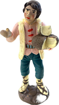Pastore con formaggio statuetta in terracotta artigianale per presepe napoletano da h 10 cm Casa e cucina/Decorazioni per interni/Addobbi e decorazioni per ricorrenze/Decorazioni natalizie/Presepi/Statuine e fondali per il presepe MagiediNatale.it - Altamura, Commerciovirtuoso.it