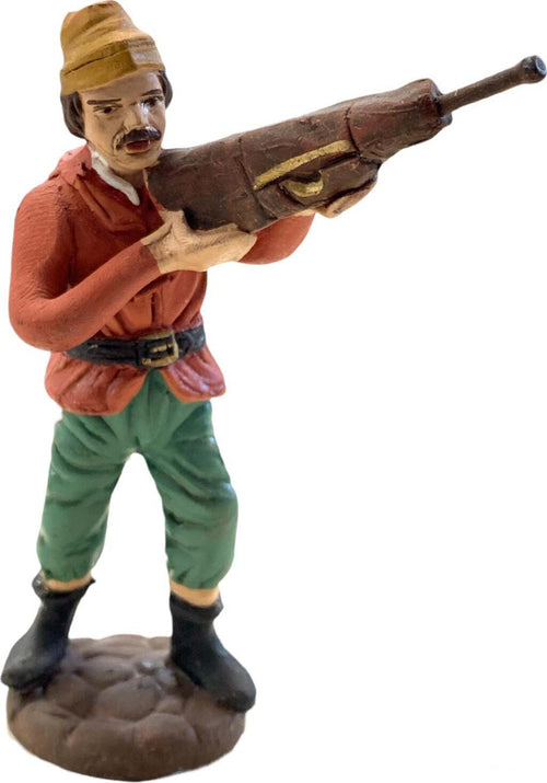 Pastore con fucile statuetta in terracotta artigianale per presepe napoletano da h 10 cm Casa e cucina/Decorazioni per interni/Addobbi e decorazioni per ricorrenze/Decorazioni natalizie/Presepi/Statuine e fondali per il presepe MagiediNatale.it - Altamura, Commerciovirtuoso.it