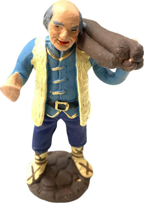 Pastore con legna statuetta in terracotta artigianale per presepe napoletano da h 10 cm Casa e cucina/Decorazioni per interni/Addobbi e decorazioni per ricorrenze/Decorazioni natalizie/Presepi/Statuine e fondali per il presepe MagiediNatale.it - Altamura, Commerciovirtuoso.it