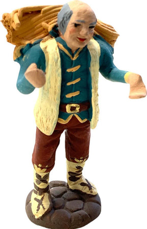 Pastore con paglia sulle spalle statuetta in terracotta artigianale per presepe napoletano da h 10 cm Casa e cucina/Decorazioni per interni/Addobbi e decorazioni per ricorrenze/Decorazioni natalizie/Presepi/Statuine e fondali per il presepe MagiediNatale.it - Altamura, Commerciovirtuoso.it